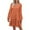 Orange, variant on gakvbuo Fall Dresses For Women 2023 Plus Size Mini Dress Long Sleeve Wrap Dress For Women Wedding Guest Women Causal Solid Color Collar Long Sleeve Dress