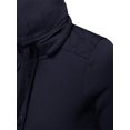 thumbnail image 4 of FashionOutfit Women's Detachable hood using zipper Casual Funnel Neck Coat, 4 of 4