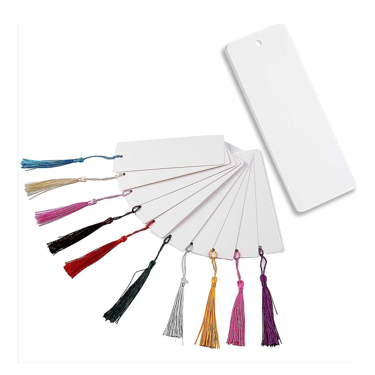 正規取扱店 20pieces Bookmarks Blanks Bulk 5 Color Bookmark Tassels For