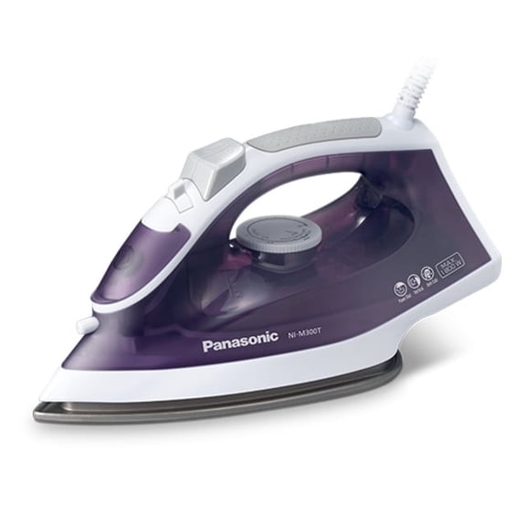 Panasonic NI-M300TV 1500W Titanium-Coated Soleplate Steam/Dry Iron (Violet)