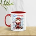 thumbnail image 3 of Hello Winter Ragdoll Smiling in Red Scarf Hat Welcome Christmas 11oz Accent Two-tone Mug Cat Lover Kitten Owner Gifts Idea Coffee Tea Cup - 00017, 3 of 5
