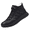 Black_002, variant on Domuza Mens Winter Snow Boots, Vintage Style Leather Upper, Warm Plush Lined High Top, Slip Rubber Sole 8.5 (EU-42)