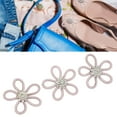thumbnail image 4 of Shoe Brooch Buckle Drill Rope Clothing Decoration Shoe Bag Diamond Buckle Diamond Flower Cute Pin Wide Shape Colours 3Pcs Sequins, 4 of 7