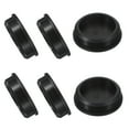thumbnail image 1 of Uxcell 6 Pcs Tapón de Silicona en Forma de T, Diámetro 48 mm/1.89 Pulgadas, Tapón de Silicona Impermeable Reutilizable para Sellar Agujeros Redondos en Equipos de Tuberías, Negro, 1 of 7