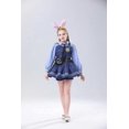thumbnail image 3 of 26-27 Halloween Purim Masquerade Animal Bunny Rabbit Sheriff Cosplay Dress Carnival Party Anime Mad Judy Police Fancy Costume, 3 of 4