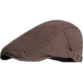 thumbnail image 6 of CoCopeaunts Newsboy Hats for Men Berets Cotton Ivy Newsboy Flat Cap Spring Summer Artist Painter Beret Hat Adjustable Cabbie Hat, 6 of 8