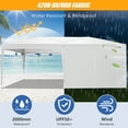thumbnail image 4 of COBIZI 10x20 Pop Up Canopy Tent for Parties, Easy Up Party Tent Waterproof Canopy Tent with Sidewalls, Outdoor Event Tent for Wedding, Backyard, with Center Lock, Sandbags,Top Reinforced,white, 4 of 10