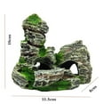 thumbnail image 5 of Walbest Mountain View Decor Rockery Landscape Rock Hiding Cave Tree Aquarium Ornament Fish Tank Decoration, 4 Style, 5 of 7