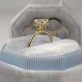 thumbnail image 2 of Diiro Oval Cut Solitaire Engagement Ring in 14K Vermeil Yellow Gold, 4 Prong Diamond Ring, Minimalist Promise Ring for Women, 2 of 5