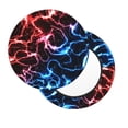 thumbnail image 7 of Cauagu Red And Blue Lightning Print Round Stool Covers,Seat Cushion for Round Bar Stool Chair Seat Cover for Bar Round Chair Fits for 12/13/14in Bar Stool Cushion, 7 of 7