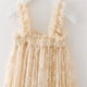 thumbnail image 4 of Odeerbi Niñas Verano Floral Tul Tutu Vestido Tank Vestido Cake Puffy Vestido Sin Mangas Tirante Malla Vestido de Sol, 4 of 5