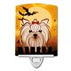 thumbnail image 1 of Caroline's Treasures Halloween Yorkie Yorkishire Terrier Lámpara de noche de cerámica, 6 x 4, multicolor Caroline's Treasures BB1762CNL, 1 of 1