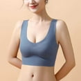 thumbnail image 2 of B91xZ Soutien-Gorge de Sport pour Femmes, Faible Impact, Activité, Sommeil, Bleu L, 2 of 5