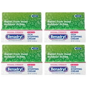 4 Pack - Benadryl Itch Stopping Cream, Original Strength 1oz Each