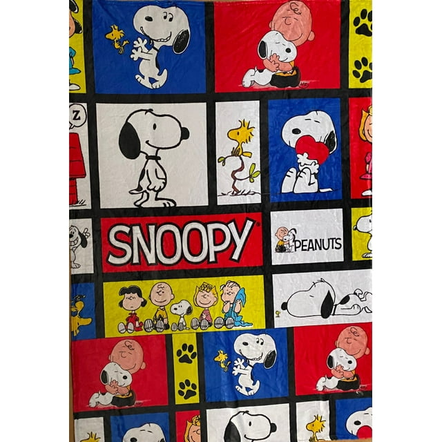 Exclusiva! Cobija Frazada Ultra Suave Snoopy Bilboard