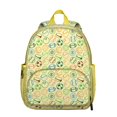 thumbnail image 1 of Sports Students Backpack with Basketball and Volleyball Print - Comfortable, Adjustable Straps, Water-Resistant for School Use, 1 of 5