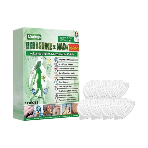 Advanced Body Contouring Micro-Needle Patches, 7 Patches, Firming & Tightening, White
