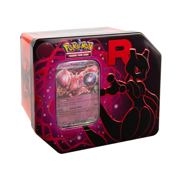 pokemon trading card games fall team rocket tin randomly selected Pokmon TCG:  Mewtwo ex (1 Foil Promo & 4 Booster Packs) Toys & then discover more Pokemon and Trainer cards inside a handful of booster packs Pokmon TCG: Team Rocket Tin