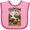 Pink and Fuchsia, variant on Inktastic Yellowstone National Park Wildlife Vintage Poster Boys or Girls Baby Bib