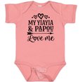 thumbnail image 3 of Inktastic Yiayia and Papou Love Me Granddaughter Girls Baby Bodysuit, 3 of 5
