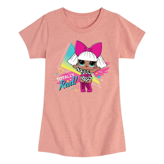 LOL Surprise! Dolls - Totally Rad Diva - Toddler & Youth Girls Short Sleeve Graphic T-Shirt