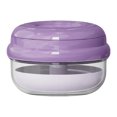 thumbnail image 2 of HILABEE Boîte de Bain pour Prothèses Dentaires Étanche avec Panier de Rétention Violet, 2 of 9