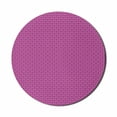 thumbnail image 1 of Purple Mouse Pad for Computers, Abstract Graphical Illustrated Botanical Ornamental Flowers Printing, Round Non-Slip Thick Rubber Modern Mousepad, 8" Round, Dark Magenta Pale Fuchsia, by Ambesonne, 1 of 2