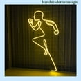thumbnail image 4 of Handmadetneonsign Running Man Neon Sign, Jogging Man Wall Art Decor, Athletic Sport Home Wall Decor 037842, 4 of 5
