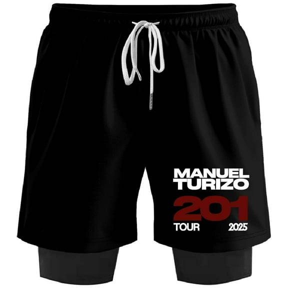 Manuel Turizo 201 World Tour Merch Sweatshorts Women Men Casual Short Basketball Pants Outdoor Sportwear