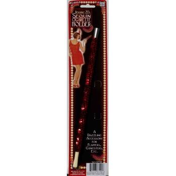 - RED SEQUIN CIGARETTE HOLDER
