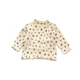thumbnail image 4 of XXWXYD Girls Half High Neck Rufle Blouse Long Sleeve Spring Fall Thin Stretch Top Western Style Layering Shirt, 4 of 9