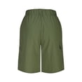 thumbnail image 2 of Pantalones cargo casuales de hombre con cremallera y cordón ajustable - Pantalones cortos de verano ajustados, varias tallas, 2 of 4