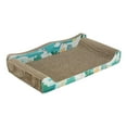 thumbnail image 4 of Cat Scratchers Cartón Cat Scratch Bed Protector de muebles Cat Sofa Extra Large Grinding Claw Lounge Couch para gatos de interior Gatitos descansando Azul 50cmx27cmx9cm Salvador Almohadillas para rascar gatos, 4 of 10
