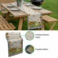 thumbnail image 5 of Sunflowers Table Runner - 120 Inch Long, Kitchen Dining Table Runner Dresser Scarves, Spring Farmhouse Vintage Truck Leaf Black Plaid Farmhouse Decor for Coffee Tables Wedding Party Banquet, 5 of 8