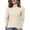 Solid Neutral Colors, variant on Women's Casual Turtleneck Sweaters Cable Knit Fall Long Sleeve Slim Fit Pullover Tops XL