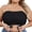 Black, variant on Strapless Bras for Women Plus Size Lace Bralette Backless Design Push Up Lift Comfort Leisure Plus Size Bras Black,XXXXL
