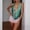 Green 1, variant on Women’s Tanks Women’s Sequin Off Shoulder Backless Top for Daily Party Ready Fashion in Summer Versatile Styling Options Green 1 L