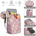 thumbnail image 4 of Funny Llama Print Backpack Cooler – Leakproof Lunch Bag with Adorable Alpaca Pattern for Travel, Camping & Work, 4 of 6