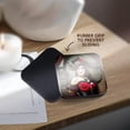 thumbnail image 4 of 3drose, Charming Fantastic Brunette in Fancy Hat and Chic Dress. Funny Gift, Set of 4 Coasters - Soft, 4 of 7