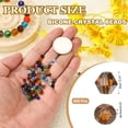 thumbnail image 2 of Cuentas de cristal en forma de cono Uxcell de 3 mm, 600 piezas de cuentas facetadas de vidrio para hacer joyas, ámbar, 2 of 6