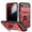 E, variant on Dteck Case for iPhone Air (2025), Shockproof Impact Resistant Magnetic for Car Holder with Slide Lens Protective Ring Stand Holder Hybrid Hard Rugged Cover, H