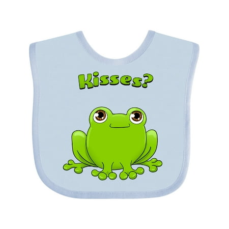 

Inktastic Kisses - Cute Frog Gift Baby Boy or Baby Girl Bib