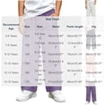 thumbnail image 3 of Nilvkv Boys Lightweight Pants, Boys Joggers, Logo Print Straight Leg Sweatpants in Relaxed Fit with Elastic Waist and Side Pockets for Outdoor Wear Purple 12-13 Years, 3 of 8