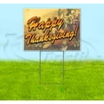 thumbnail image 1 of Happy Thanksgiving V9 (18" x 24") Yard Sign, Includes Metal Step Stake, 1 of 6