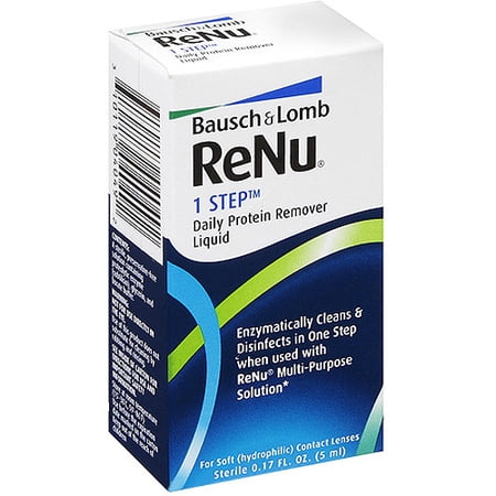 Renu: Daily Protein Remover Liquid 1 Step Tm, 0.17 fl oz
