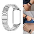 thumbnail image 2 of Correa de reloj de 20 mm, acero inoxidable para pulsera Redmi Band 2, oro rosa, 2 of 5