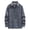 Dark Gray, variant on Men Long Sleeve Half Zip Heather Knit Sweater Stand Collar Plaid Inner Lining Ribbed Cuff Hem Warm Thick Vintage Fall Winter Casual Pullover Brown M
