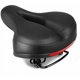 thumbnail image 1 of Sillín de bicicleta más grande y cómodo de 26 a 8.3 in, sillín de MTB a prueba de golpes con diseño hueco transpirable, asiento de bicicleta con tira reflectante, sillín de gel impermeable, 1 of 1