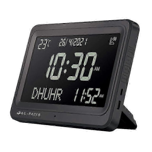 Azan Prayer Clock Calendar Muslims Islamic Mosque Calendar Prayer Table Clock_Perfect Gift