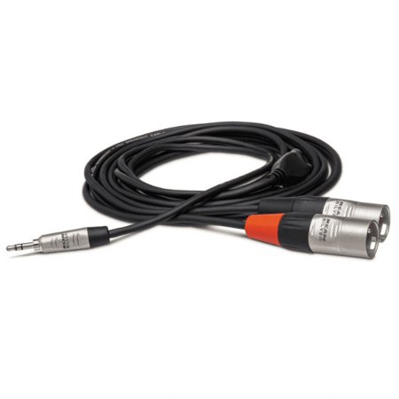 UPC: 0728736058323 | 6  REAN 3.5mm TRS to Dual XLR3M 24 AWG Pro Stereo Breakout Cable